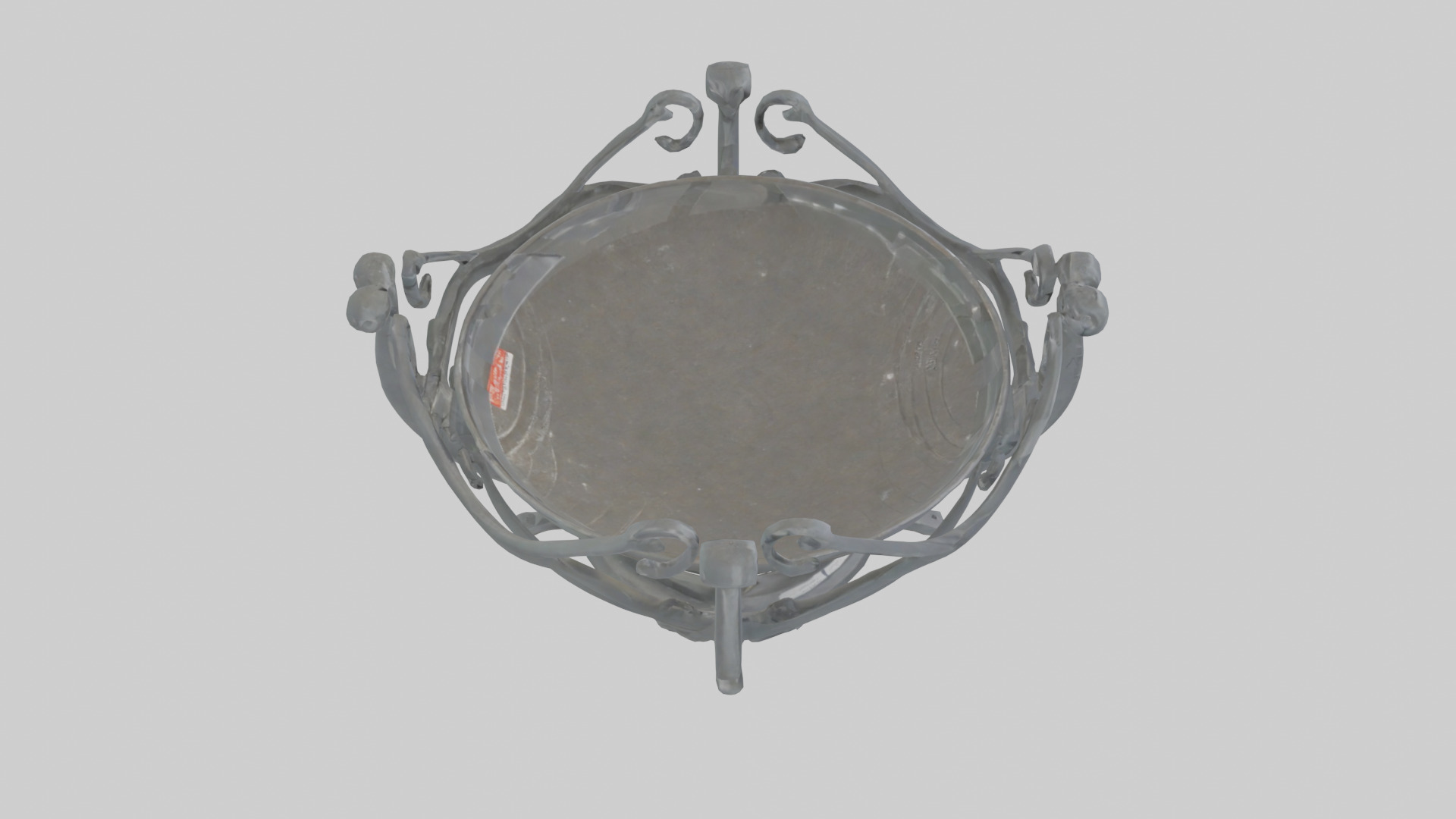 Plate Stand model Low-poly 3D model_18