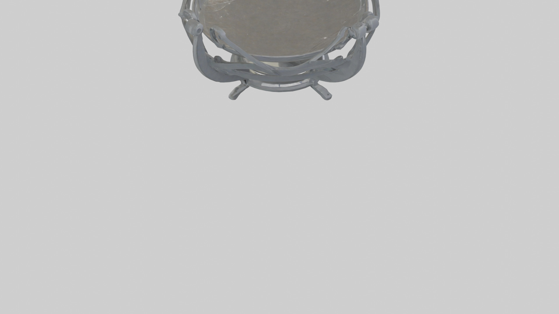 Plate Stand model Low-poly 3D model_6