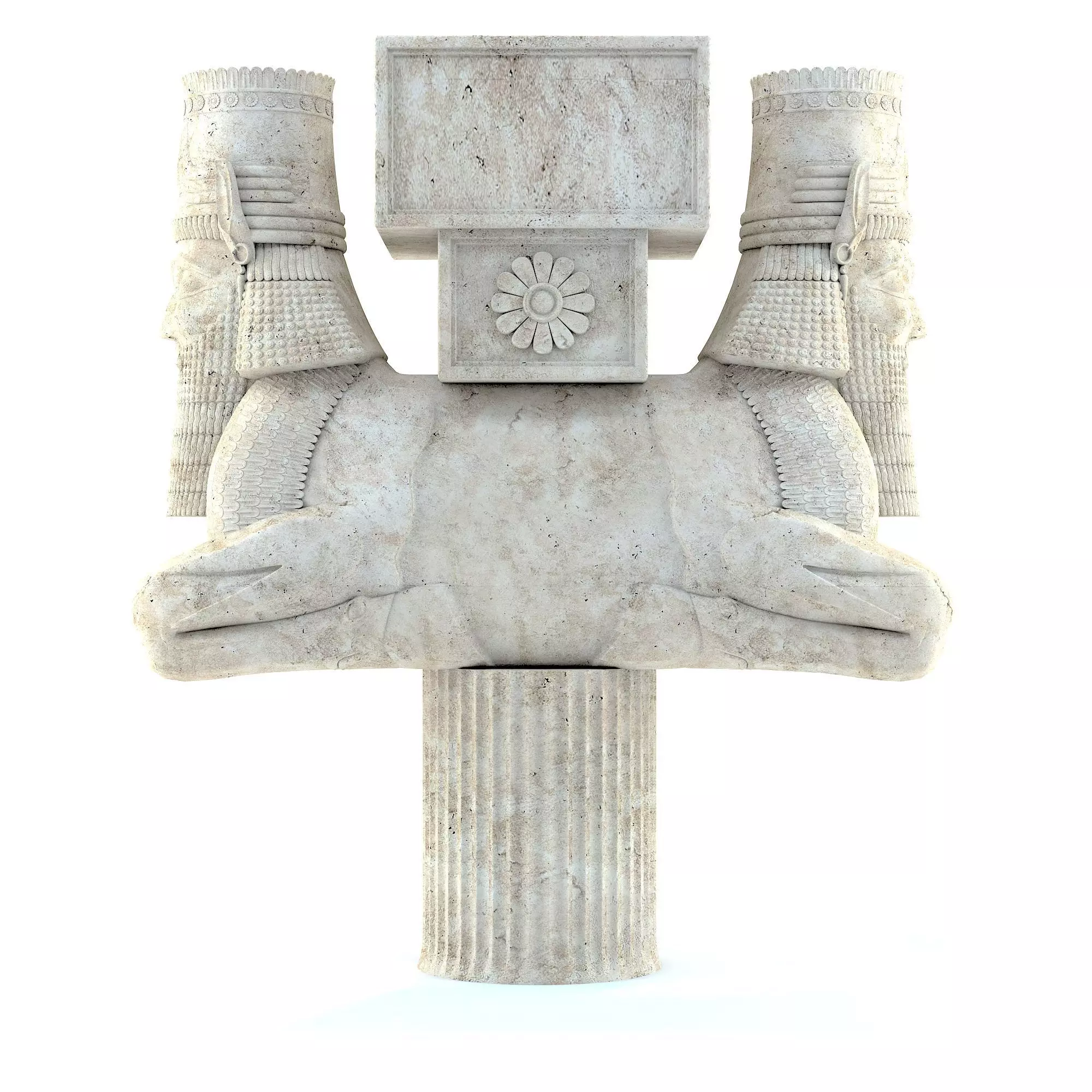Persian column 05 3D model_0
