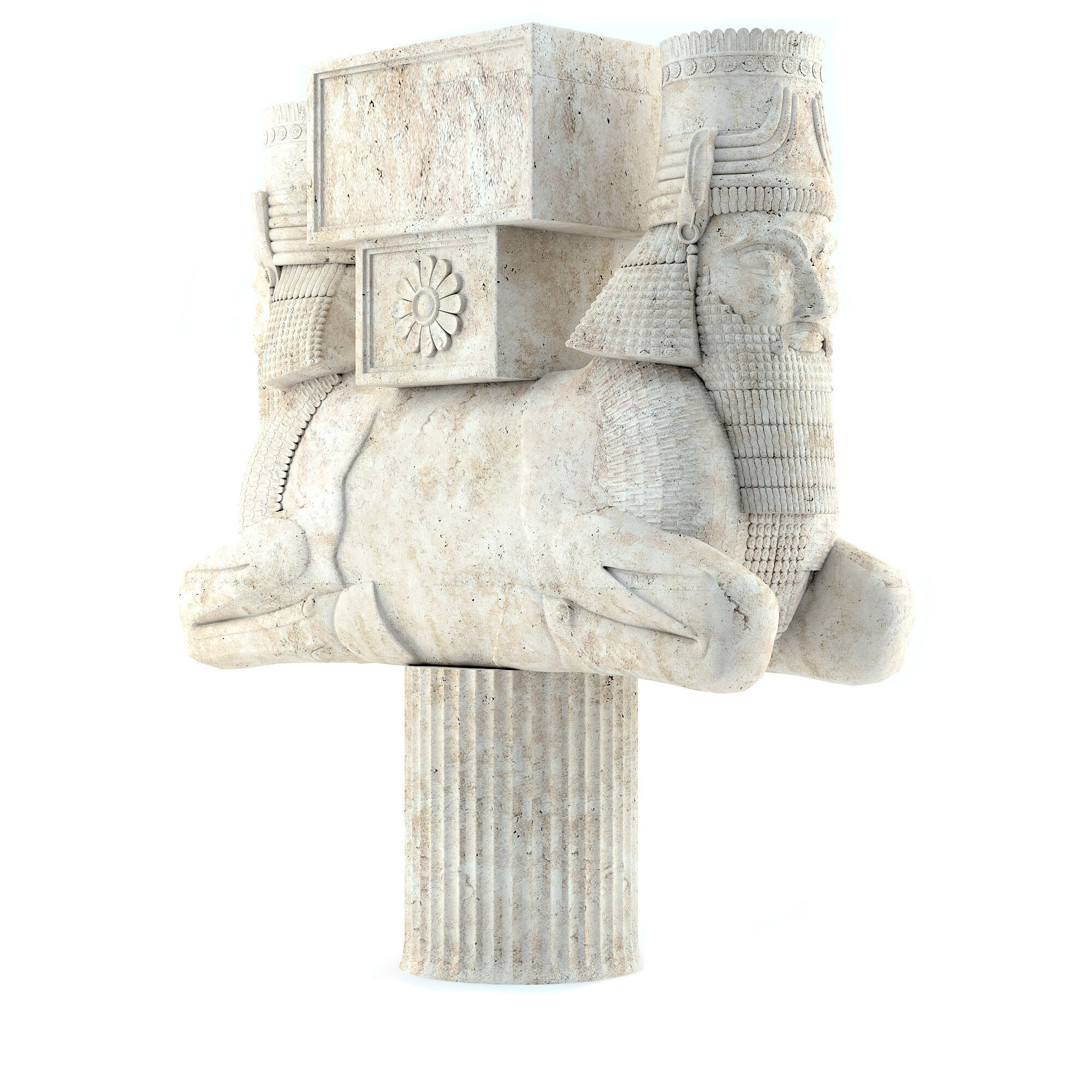 Persian column 05 3D model_1