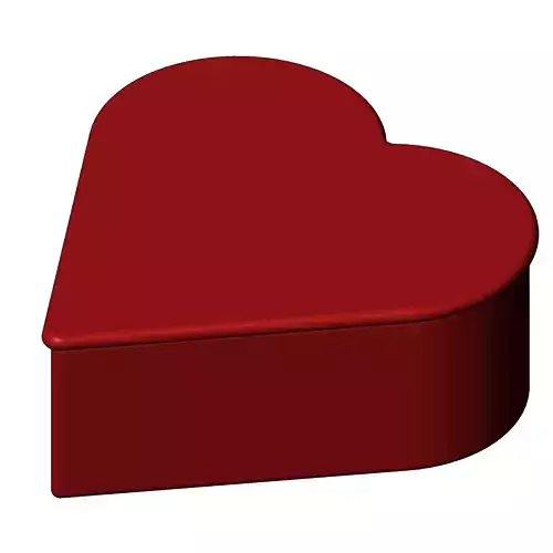 Heart Jewel Box 3d Model