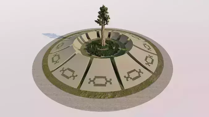 square park-place park-forum landacape