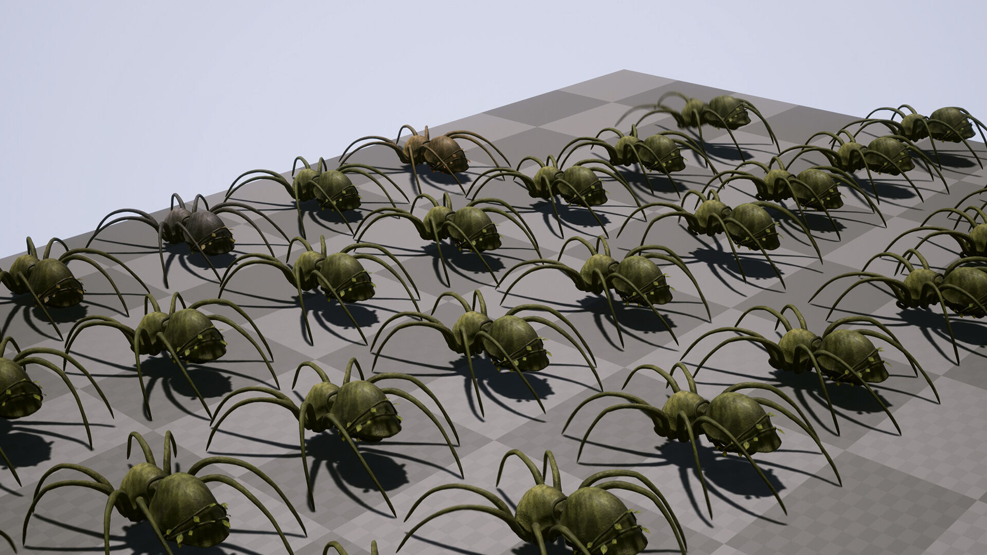 Land Spider3 - Game Ready Low-poly 3D model Low-poly 3D model_8