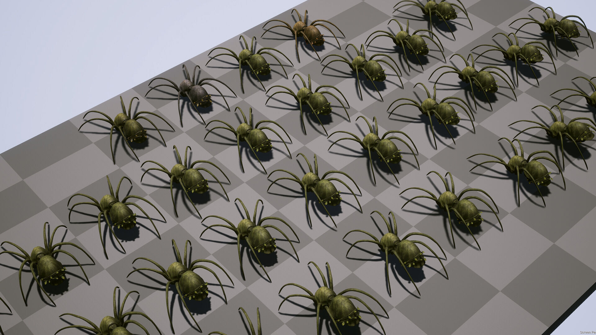 Land Spider3 - Game Ready Low-poly 3D model Low-poly 3D model_6