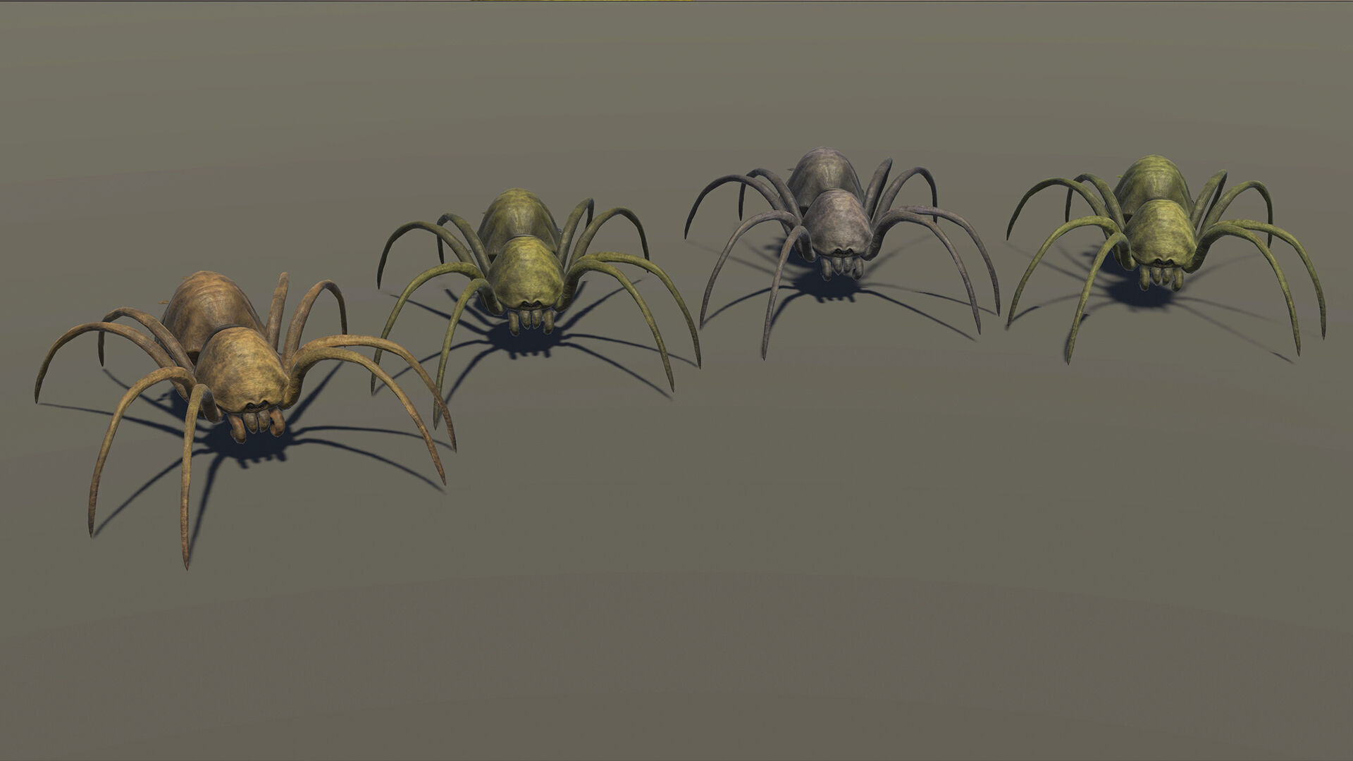 Land Spider3 - Game Ready Low-poly 3D model Low-poly 3D model_9