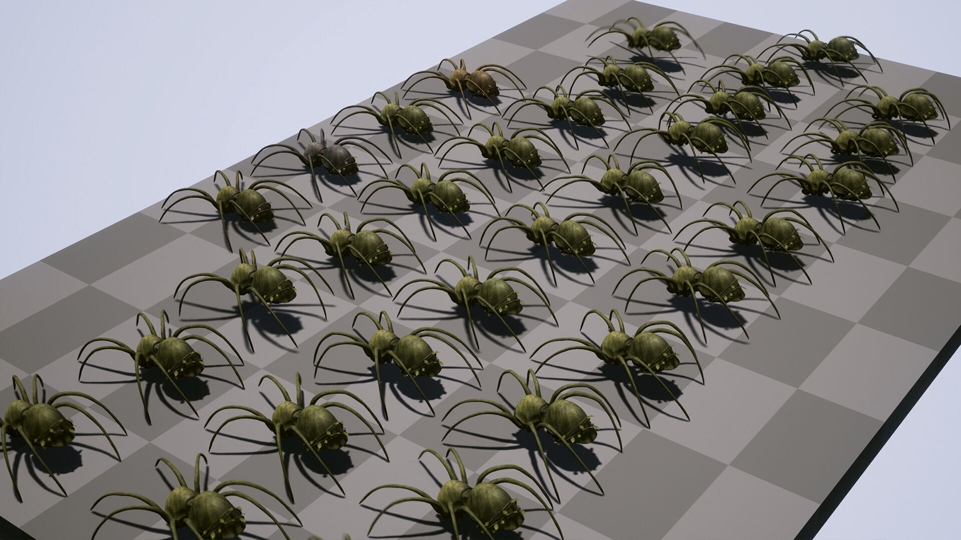 Land Spider3 - Game Ready Low-poly 3D model Low-poly 3D model_7
