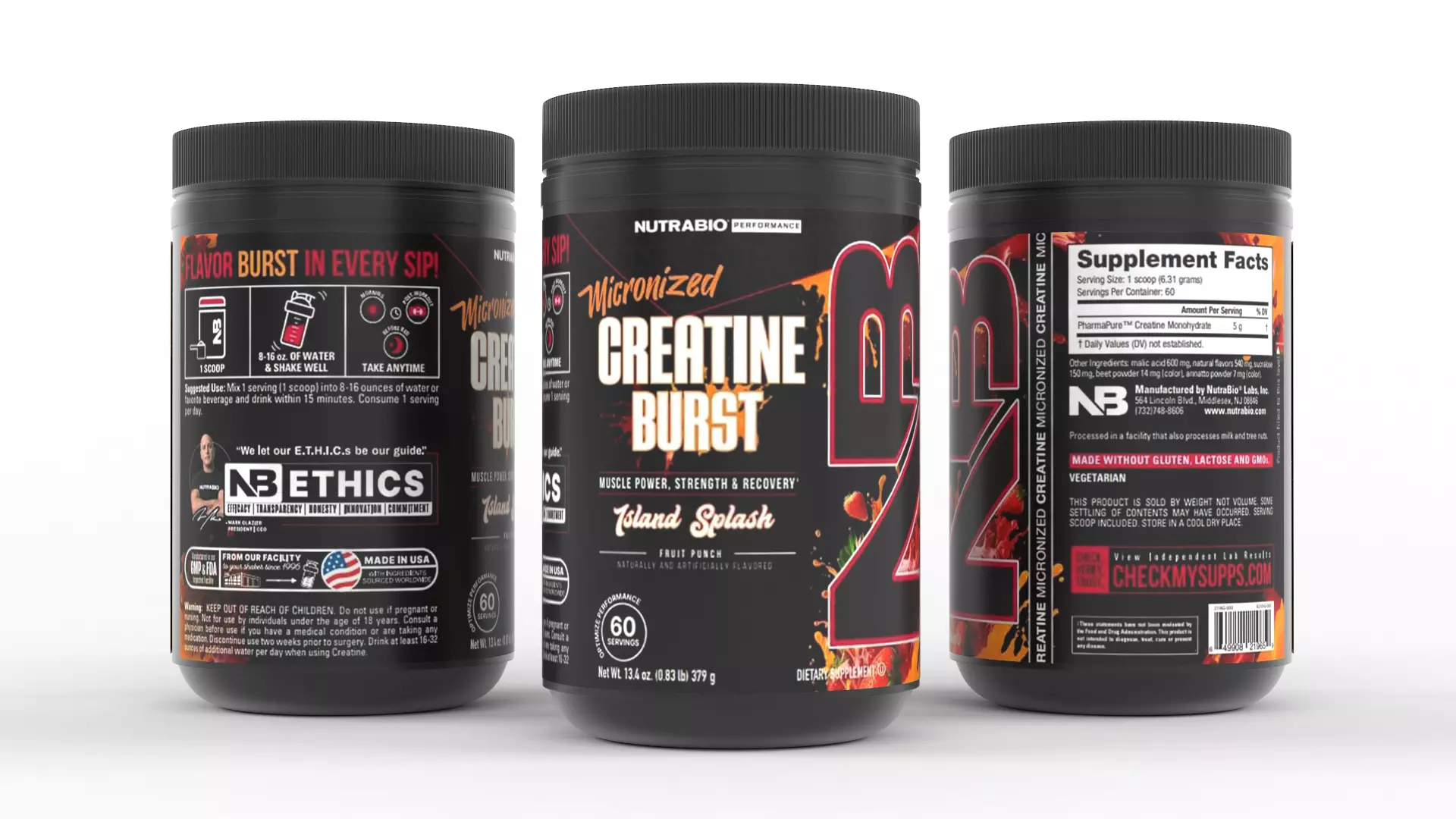 Protein Powder 3D model
