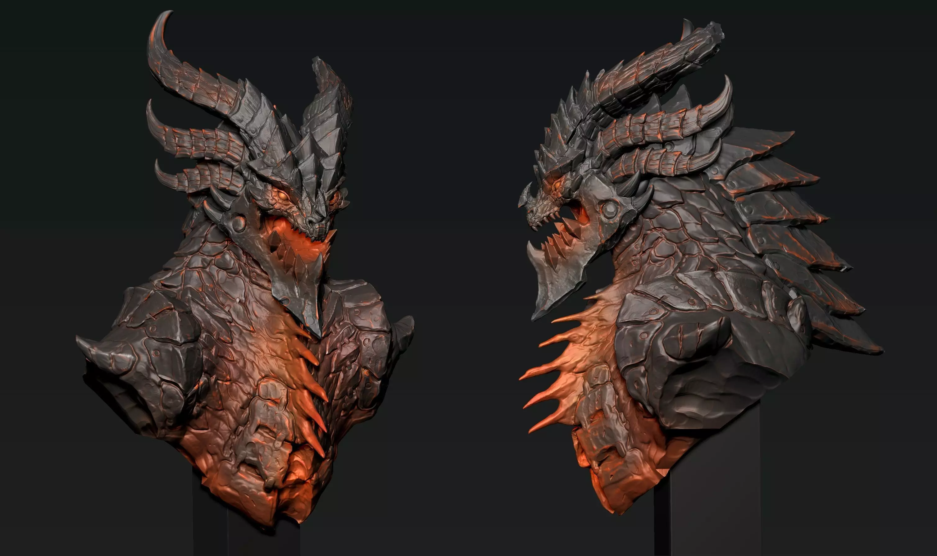 Deathwing Warcraft 3D print model_0