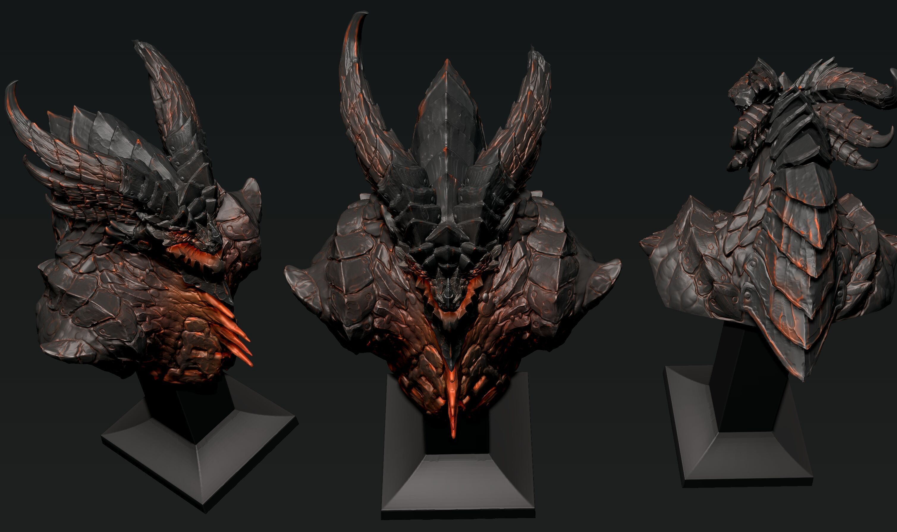 Deathwing Warcraft 3D print model_2