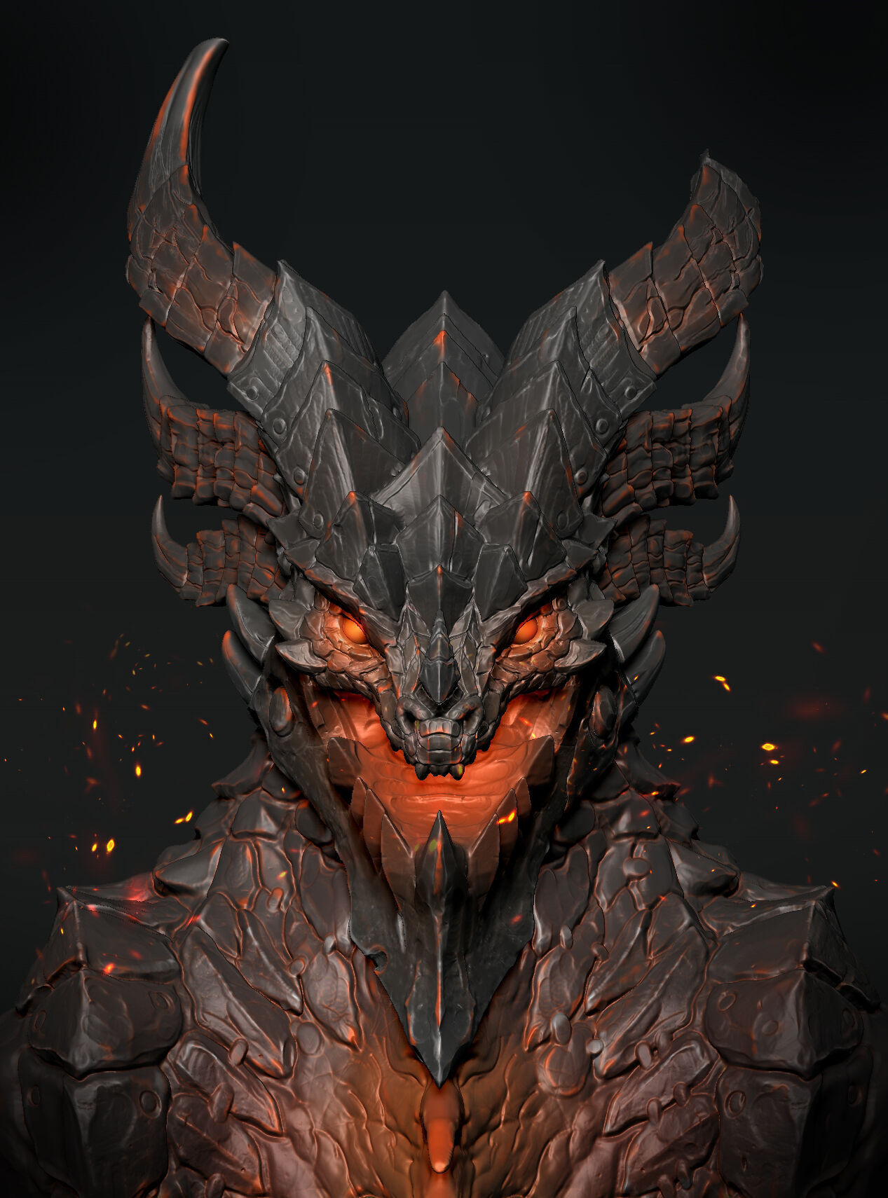 Deathwing Warcraft 3D print model_1