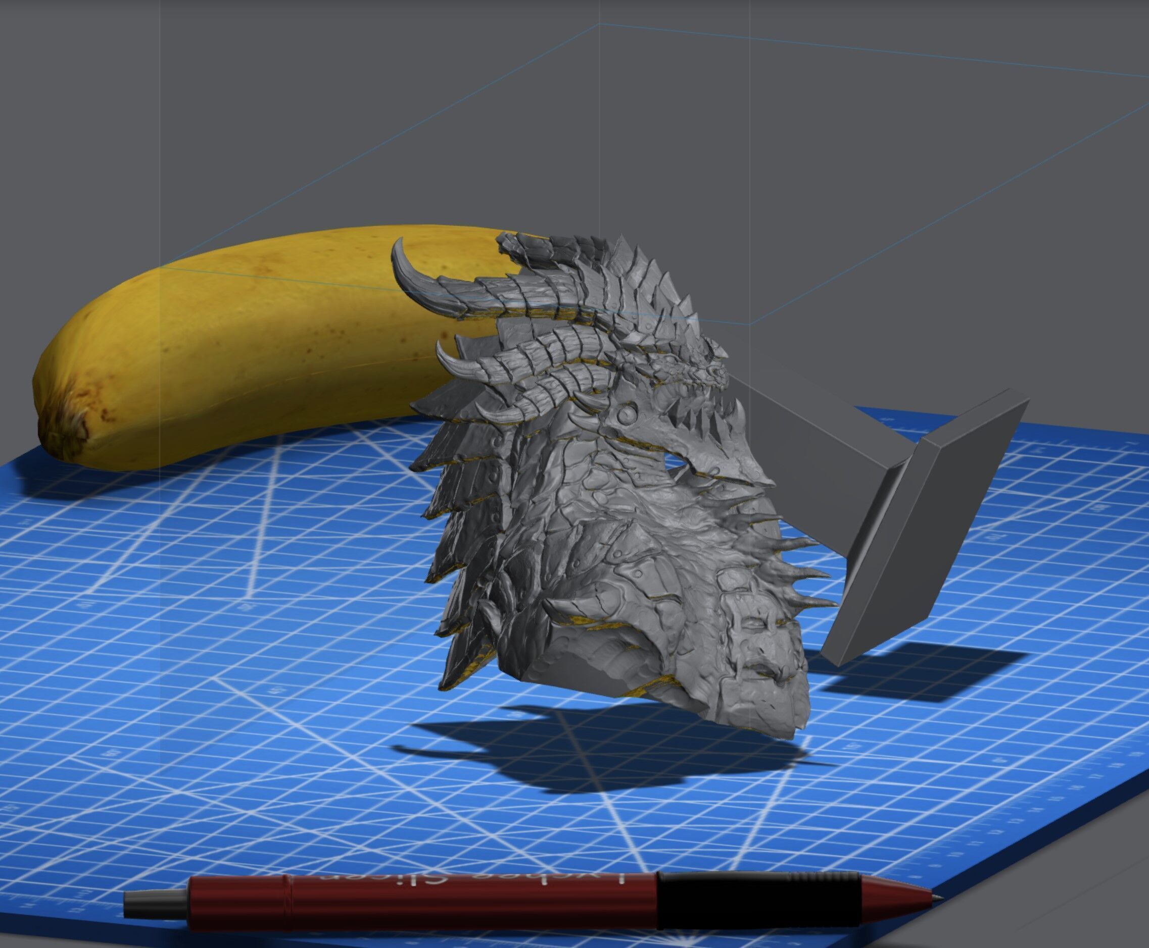 Deathwing Warcraft 3D print model_7