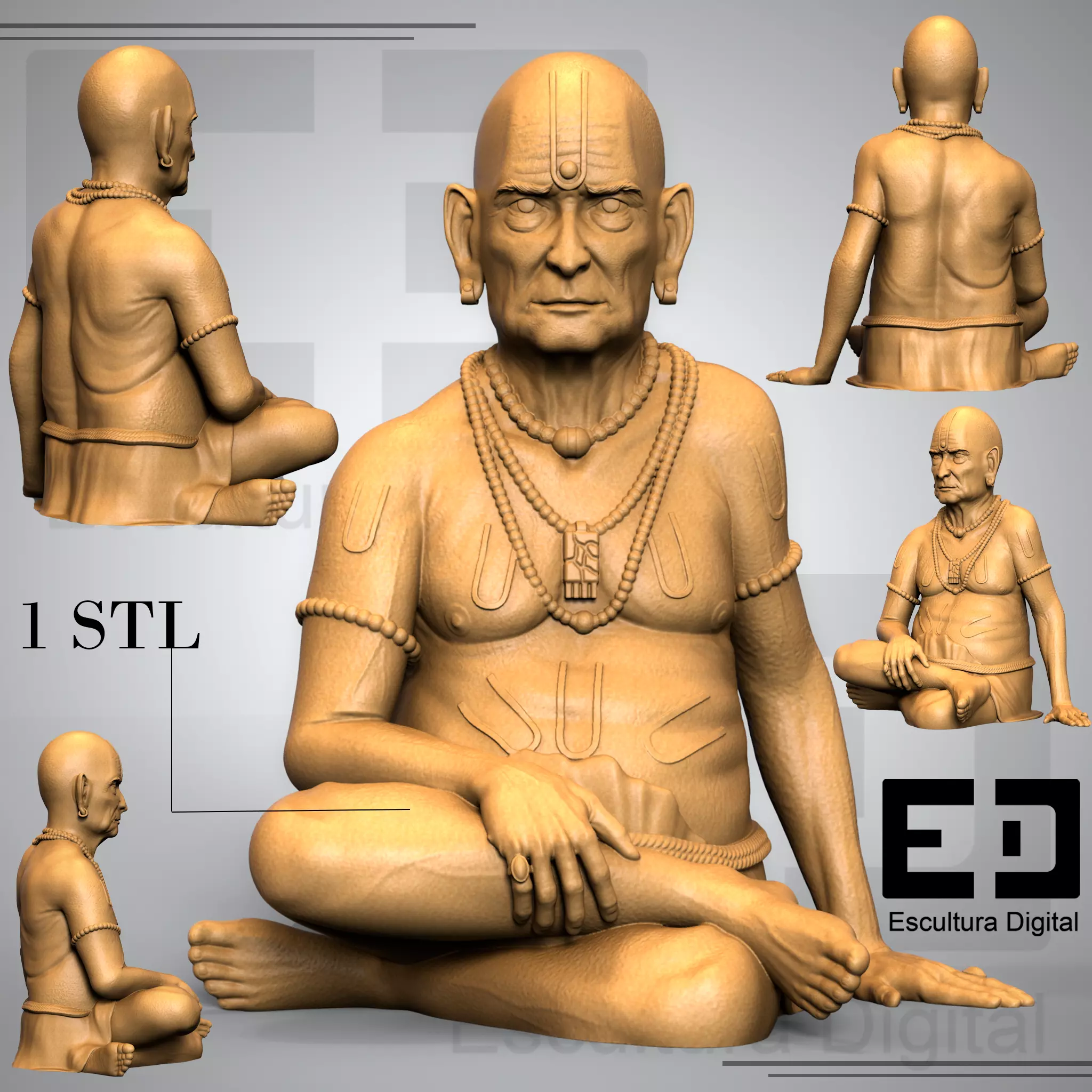 shri swami samrth 3D print model