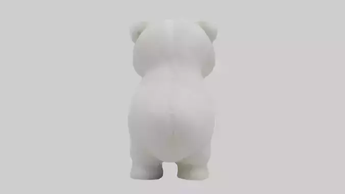 Polar Bear Figurine model