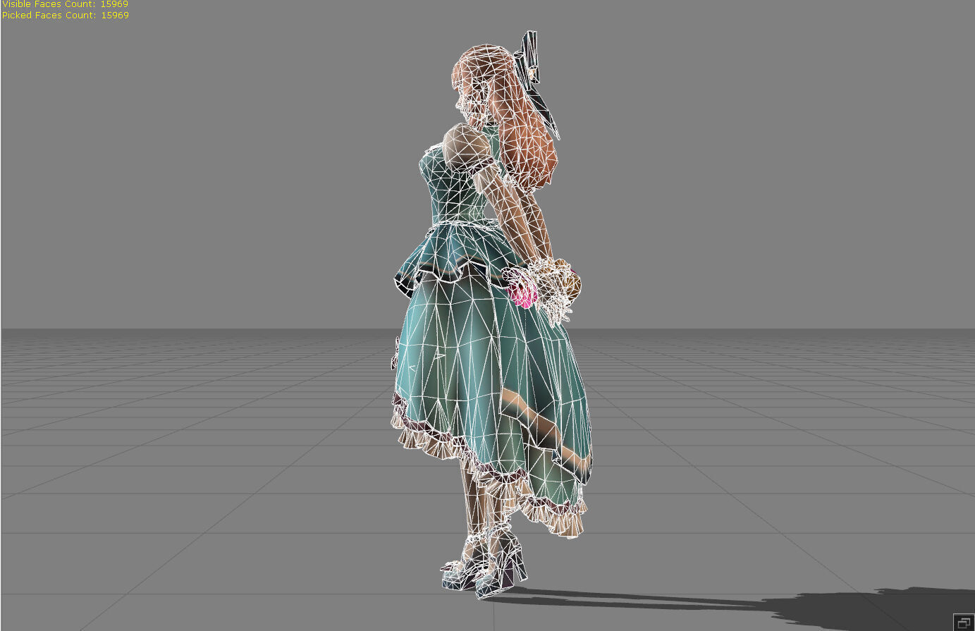 Guinevere Fleur de Bleau Low-poly 3D model_6