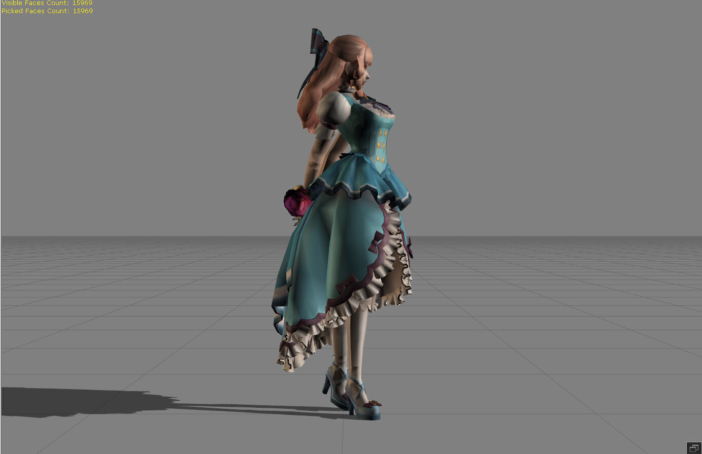 Guinevere Fleur de Bleau Low-poly 3D model_1