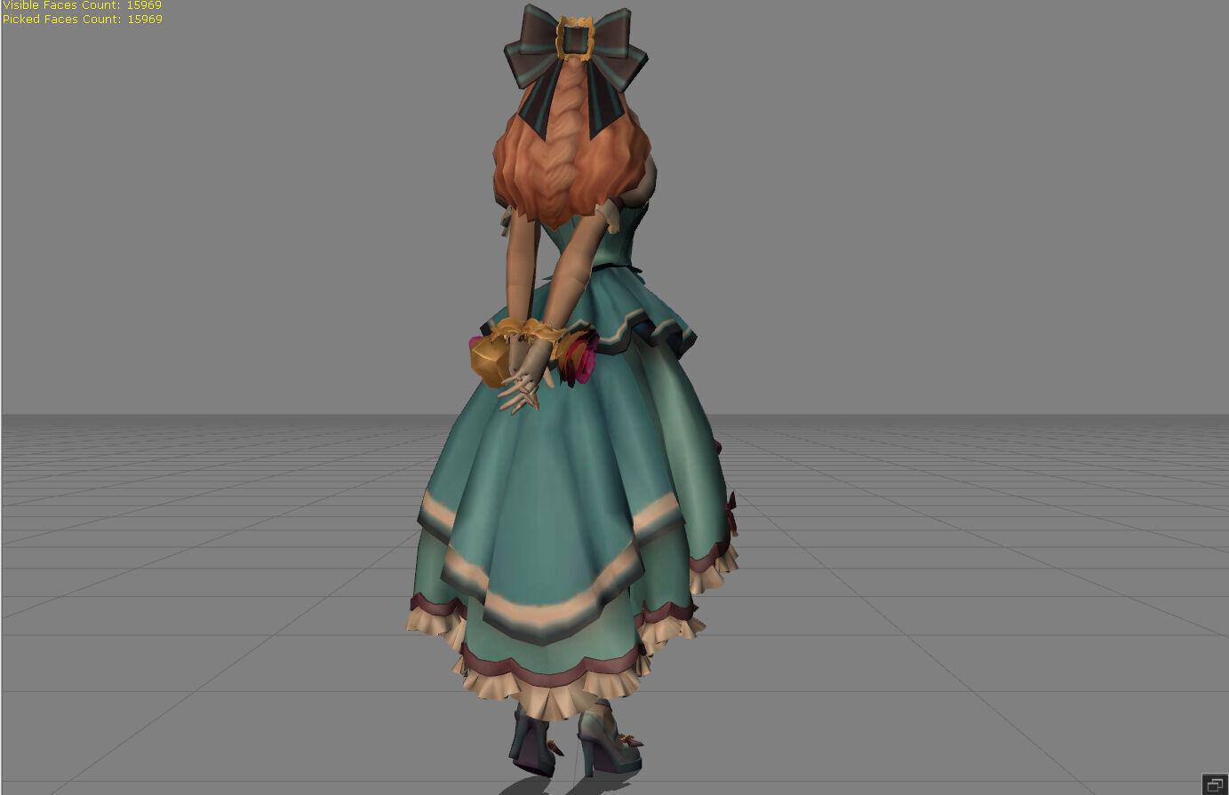 Guinevere Fleur de Bleau Low-poly 3D model_3