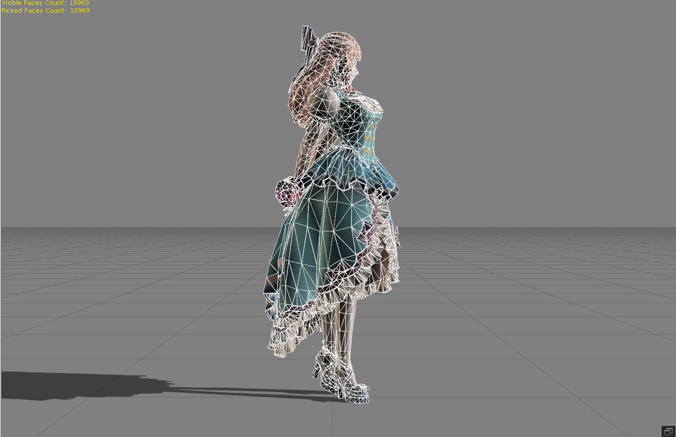 Guinevere Fleur de Bleau Low-poly 3D model_5