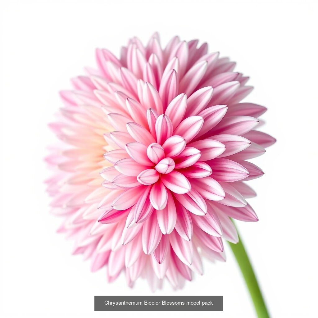 Exquisite Chrysanthemum 3D Model Collection _11