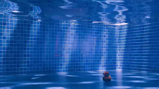 Swimming Pool Rendering Free 3D model