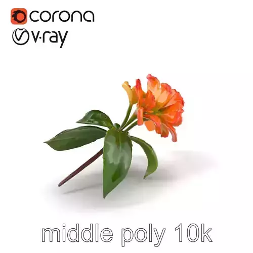 Honeysuckle Flower Model Pack Detailed Petals