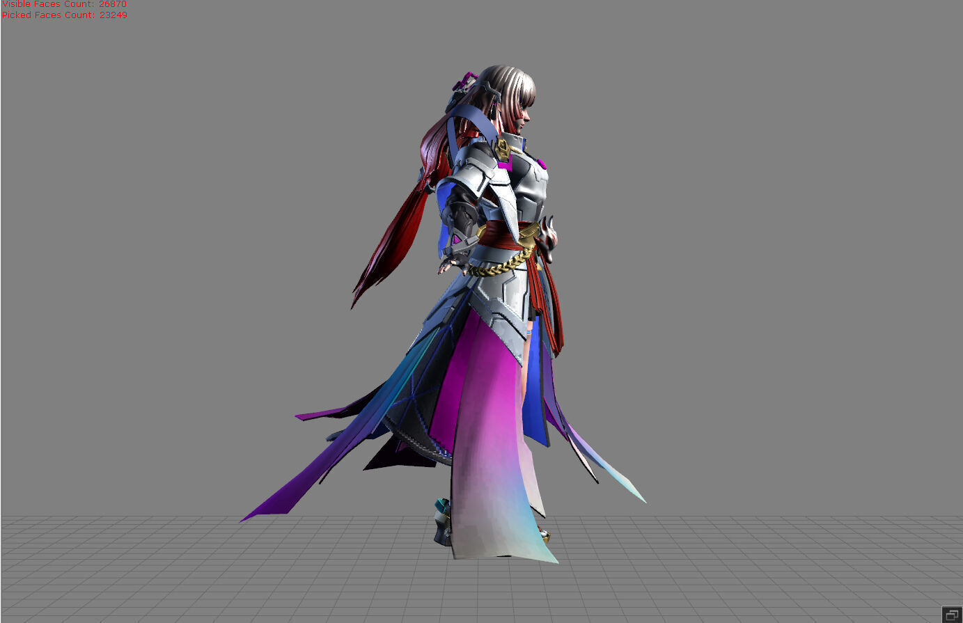 Guinevere Psion of Tomorrow Low-poly 3D model_1