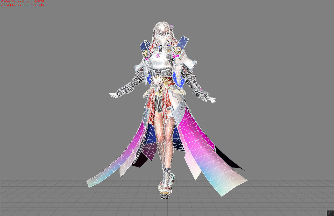 Guinevere Psion of Tomorrow Low-poly 3D model_4