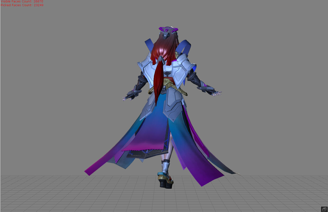 Guinevere Psion of Tomorrow Low-poly 3D model_3
