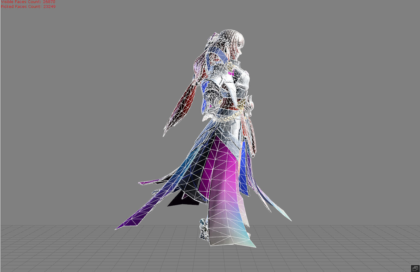 Guinevere Psion of Tomorrow Low-poly 3D model_5