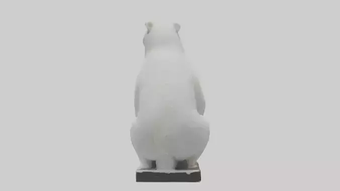 Polar Bear statue model