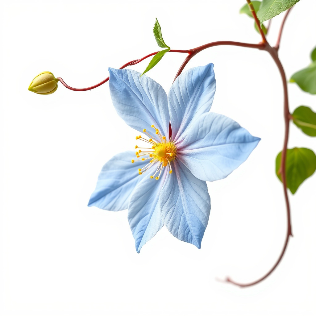 Clematis Vine Flower Model Pack Low-poly 3D model_3