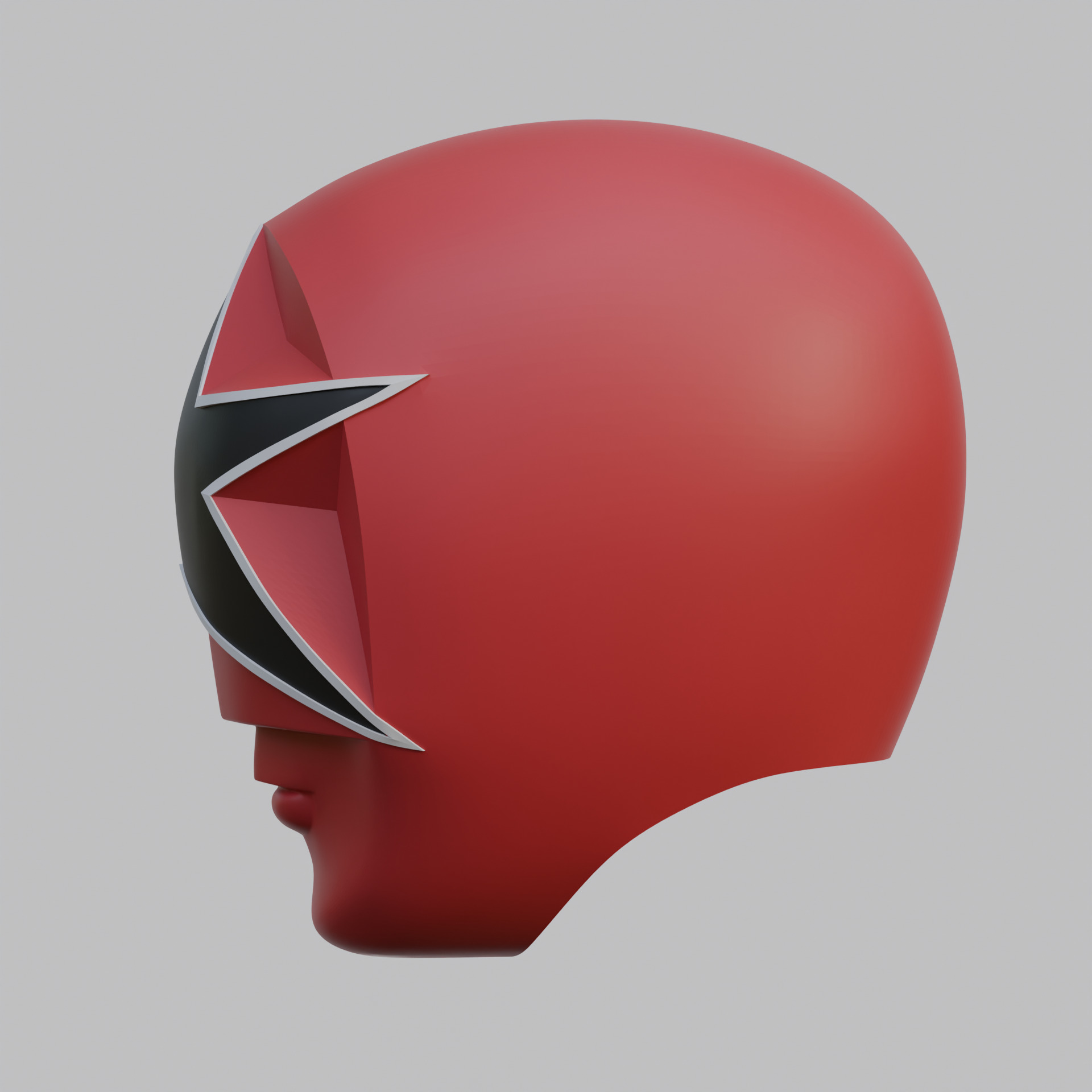 Red Chouriki Sentai Ohranger or Power Rangers Zeo Red 3D print model_2