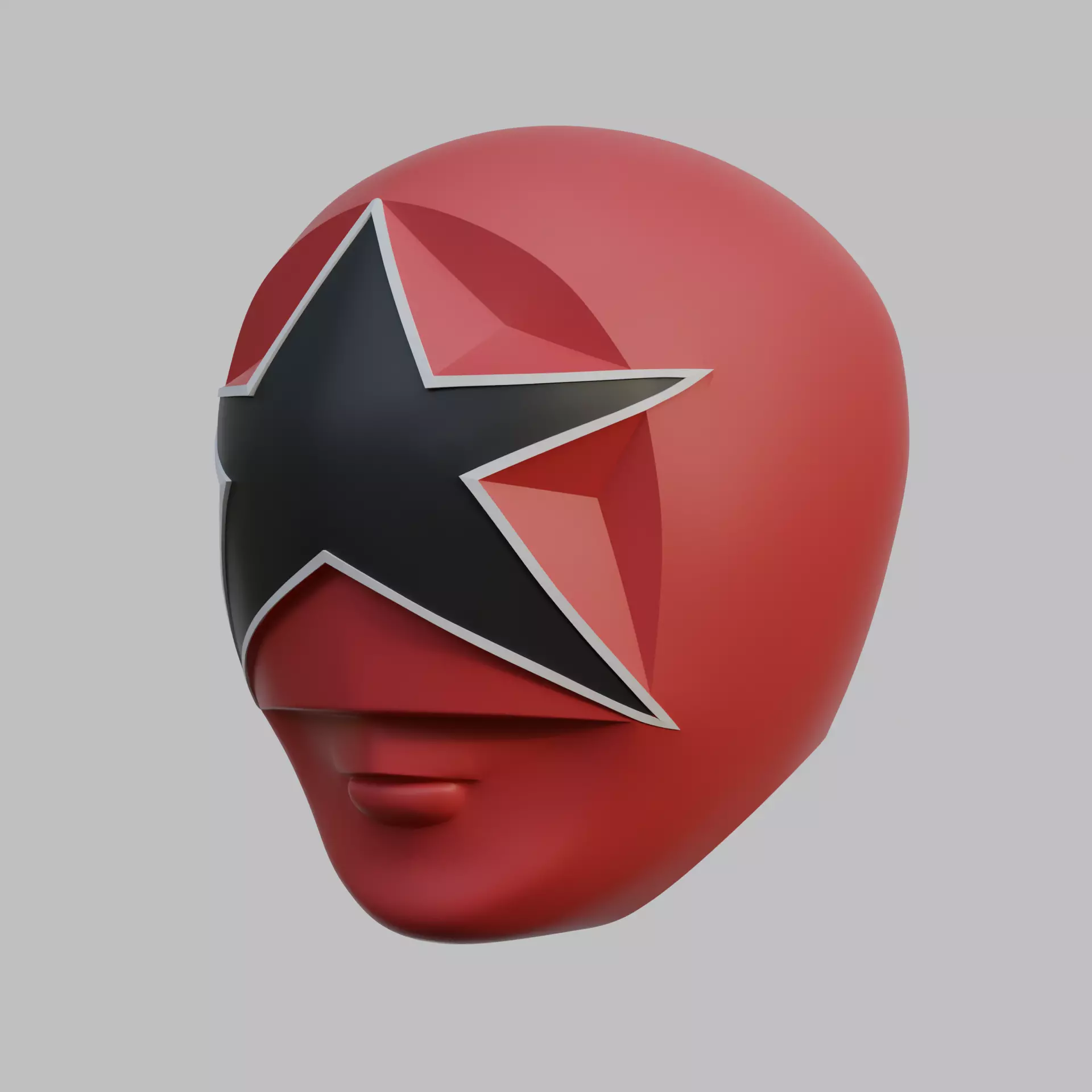 Red Chouriki Sentai Ohranger or Power Rangers Zeo Red 3D print model_0