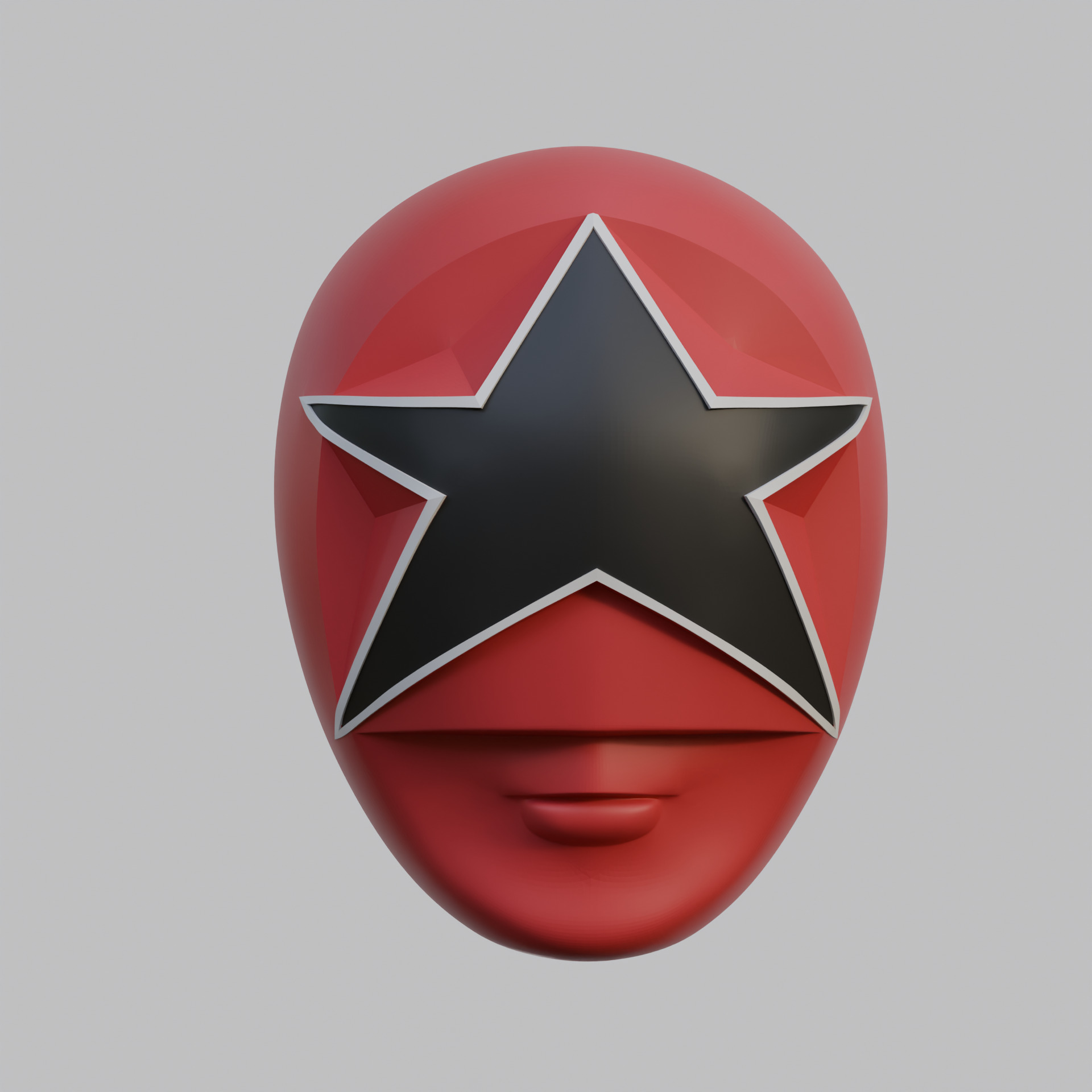 Red Chouriki Sentai Ohranger or Power Rangers Zeo Red 3D print model_1