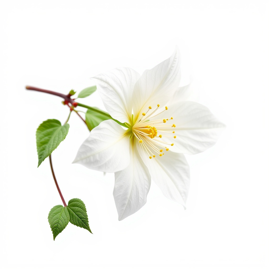 Clematis Flower Detailed Botanical Model Pack Low-poly 3D model_4