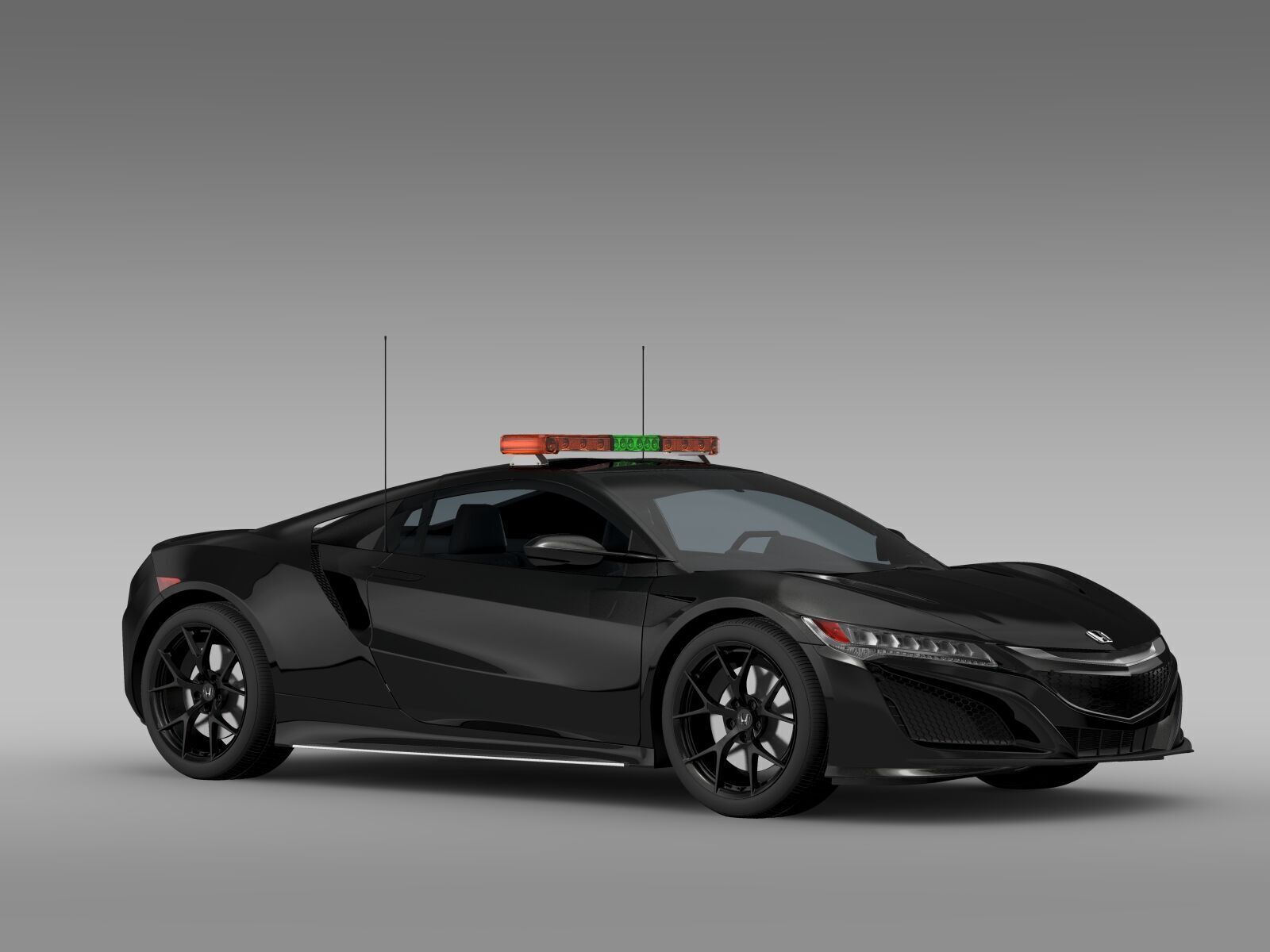 Honda NSX 2016 Safety Car 3D model_16