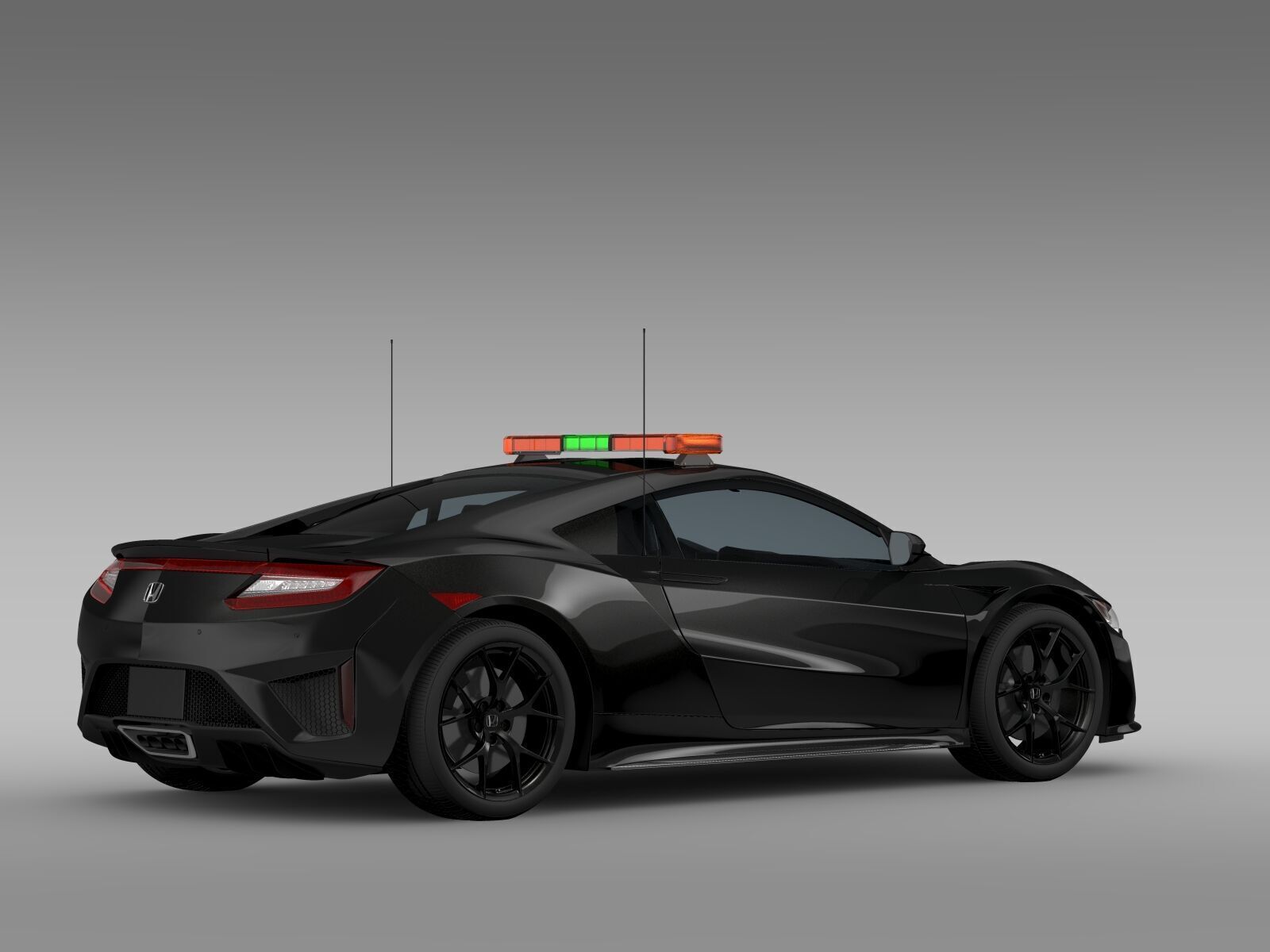 Honda NSX 2016 Safety Car 3D model_14