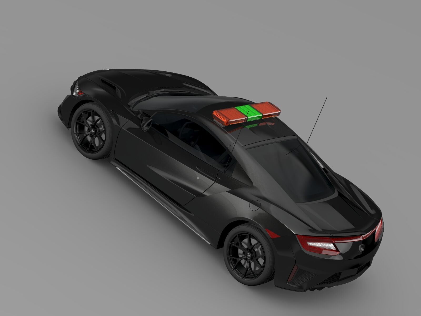 Honda NSX 2016 Safety Car 3D model_2