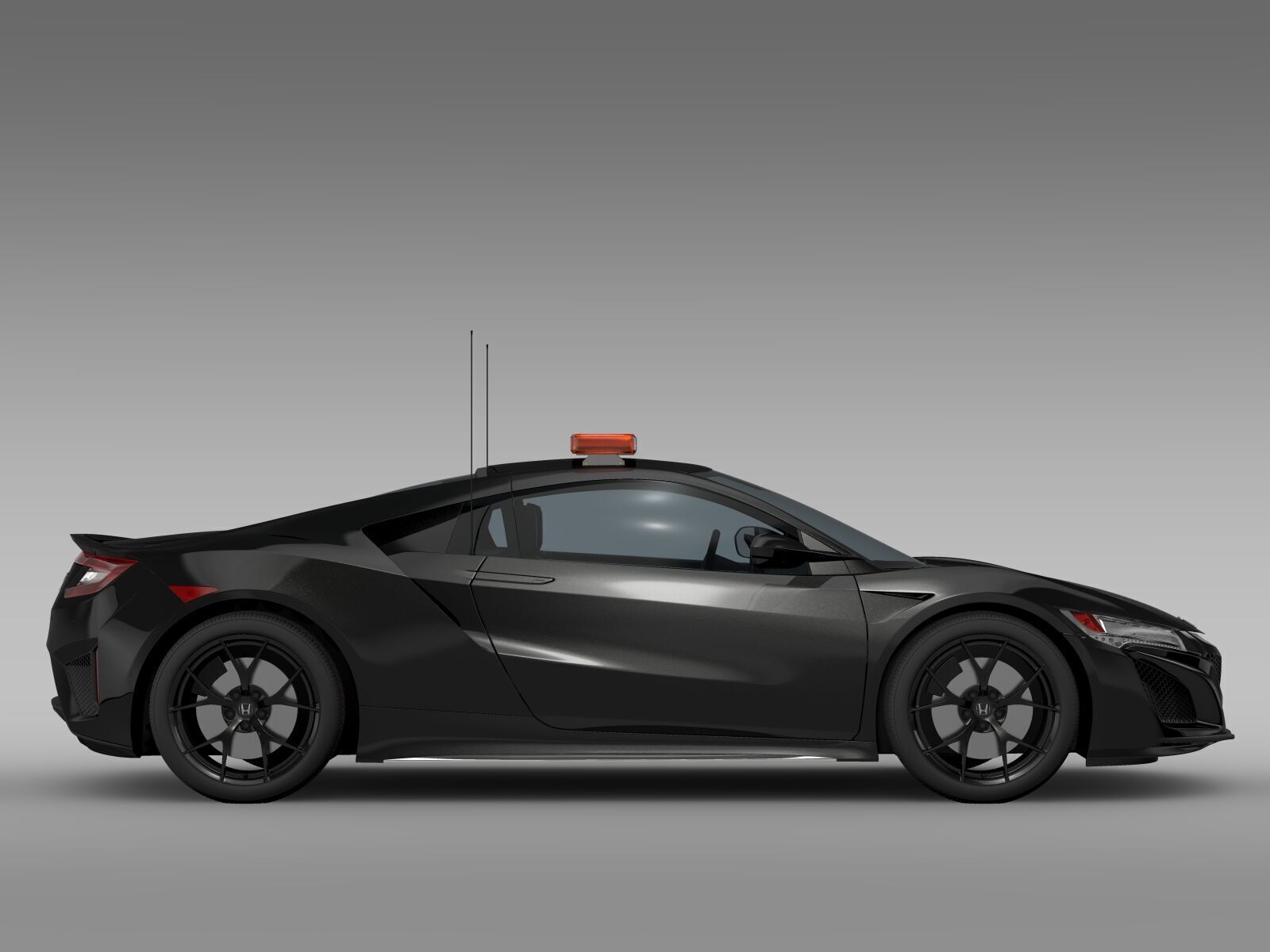 Honda NSX 2016 Safety Car 3D model_15