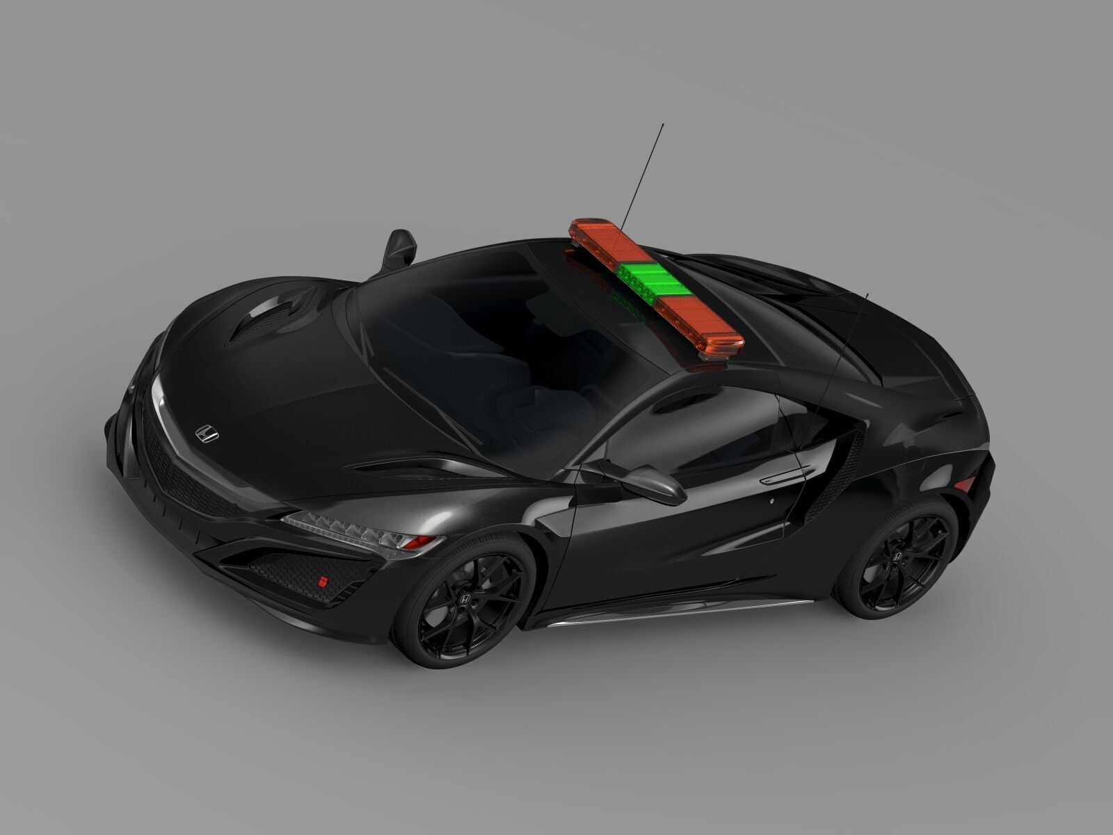 Honda NSX 2016 Safety Car 3D model_18