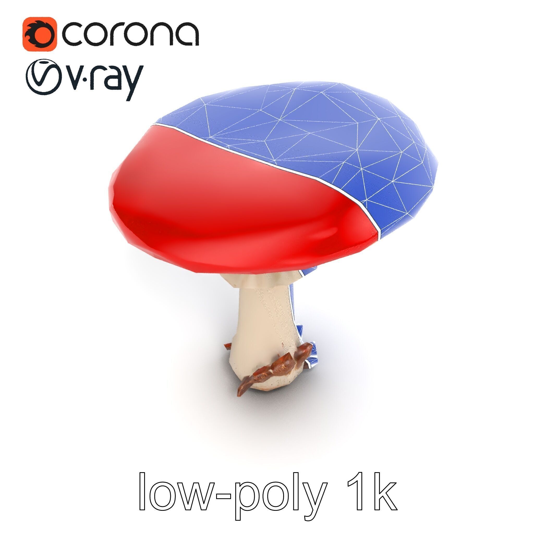 Giant Red-Cap Mushroom Sculpture model pack Texture_15