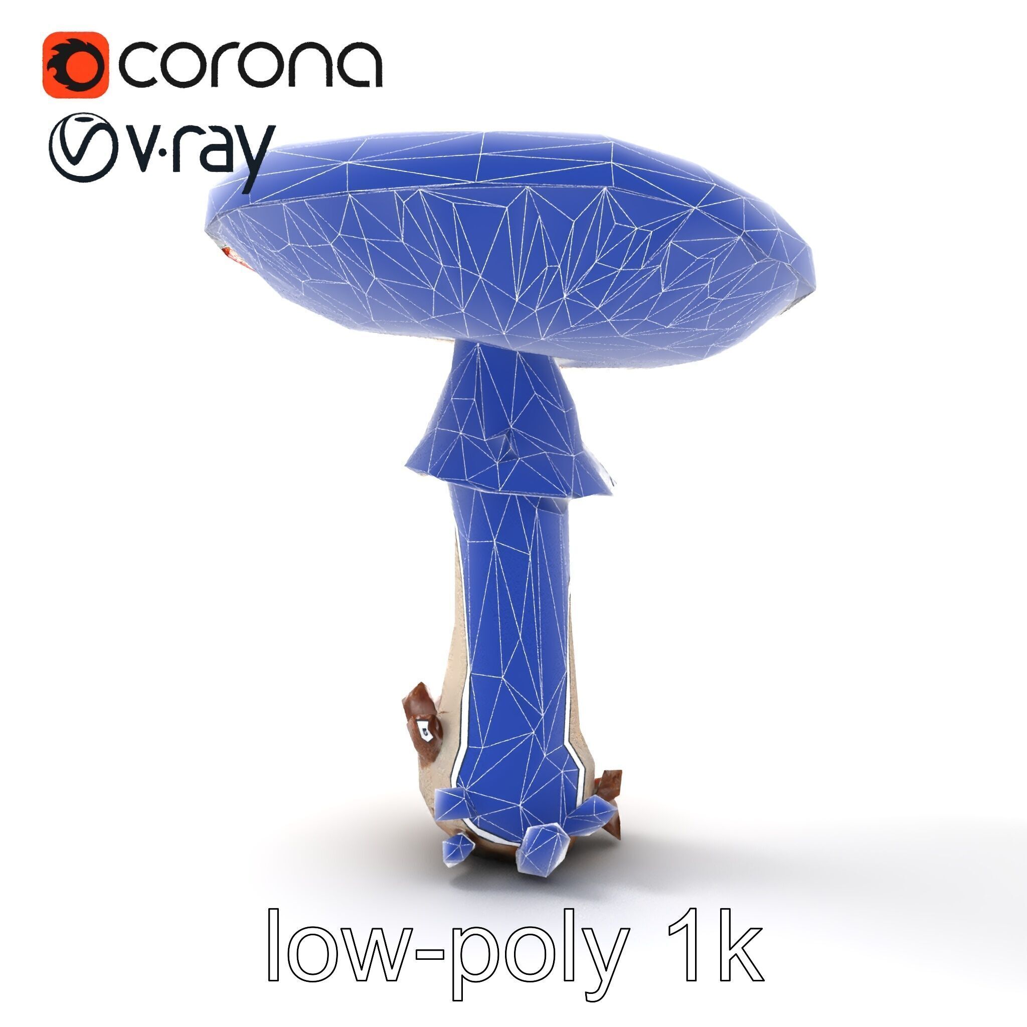 Giant Red-Cap Mushroom Sculpture model pack Texture_30