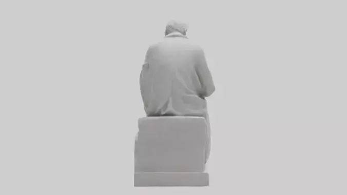 Pondering Philosopher statue model