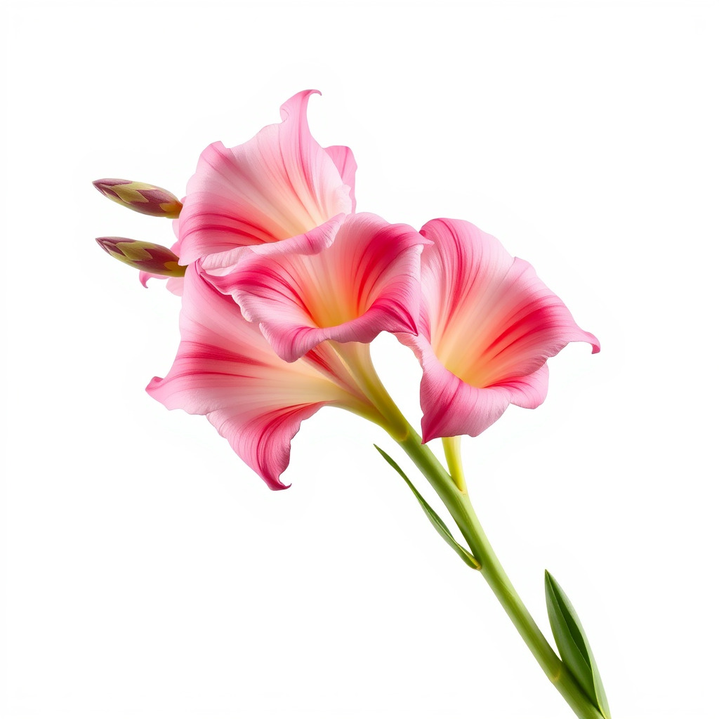 Gladiolus Grandiflorus Flora Sculpture model pack Low-poly 3D model_4