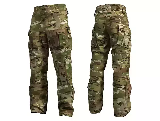 VKPO 3 Russian Army Combat Pants - Marvelous Designer