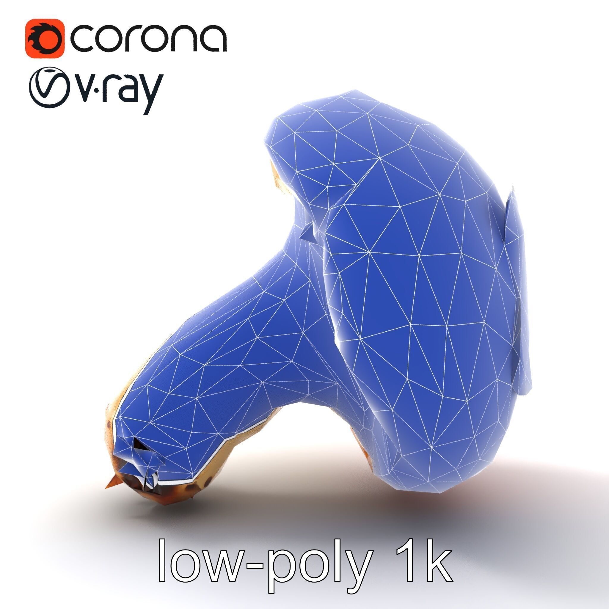 Damaged Red-Cap Mushroom Realistic Texture model pack Low-poly 3D model_30