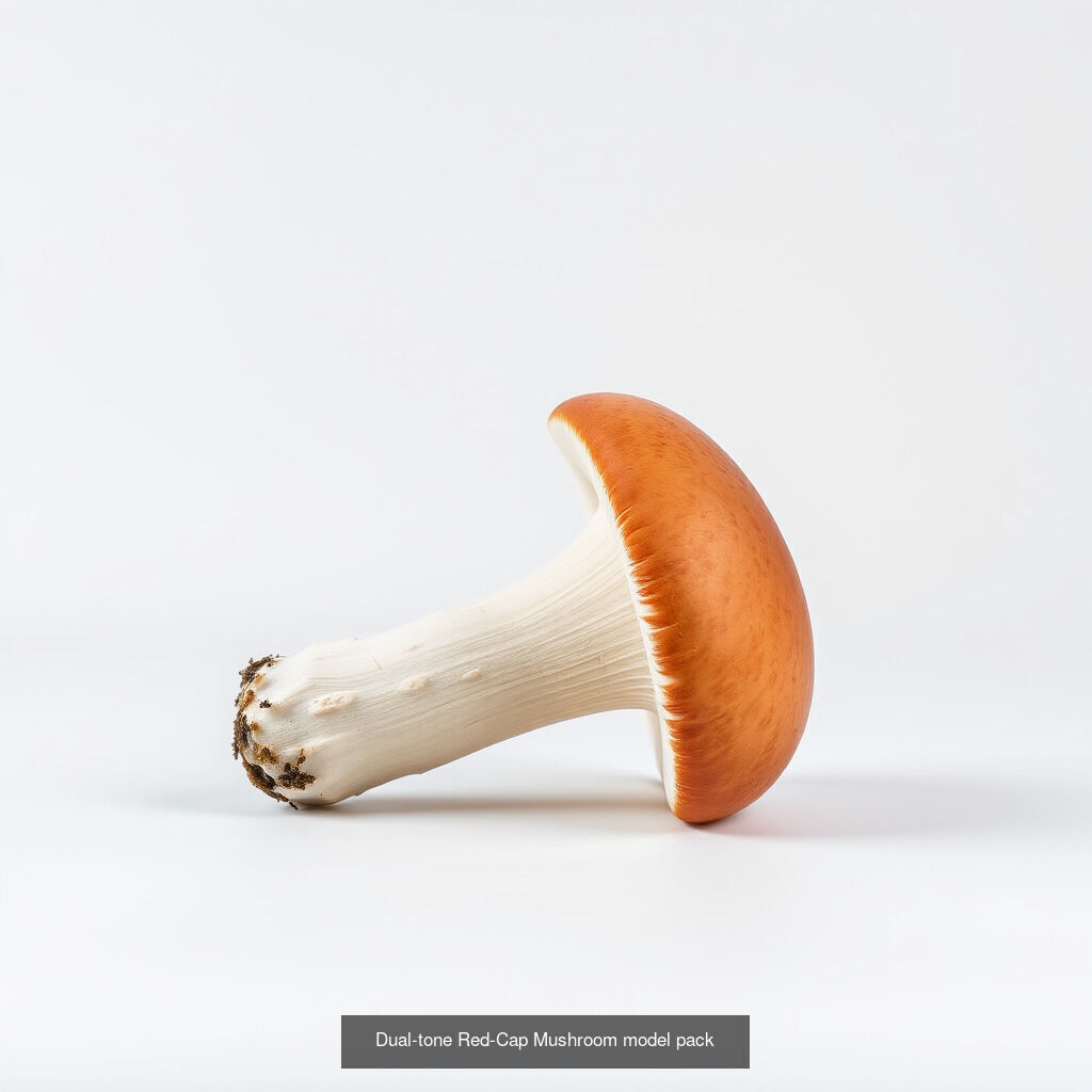 Red-Cap Mushroom 3D Model Collection _8
