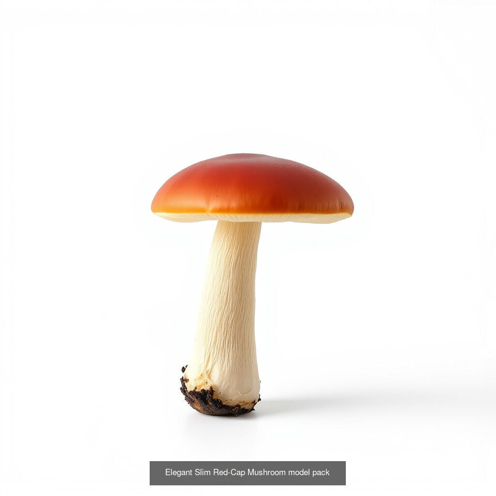 Red-Cap Mushroom 3D Model Collection _18