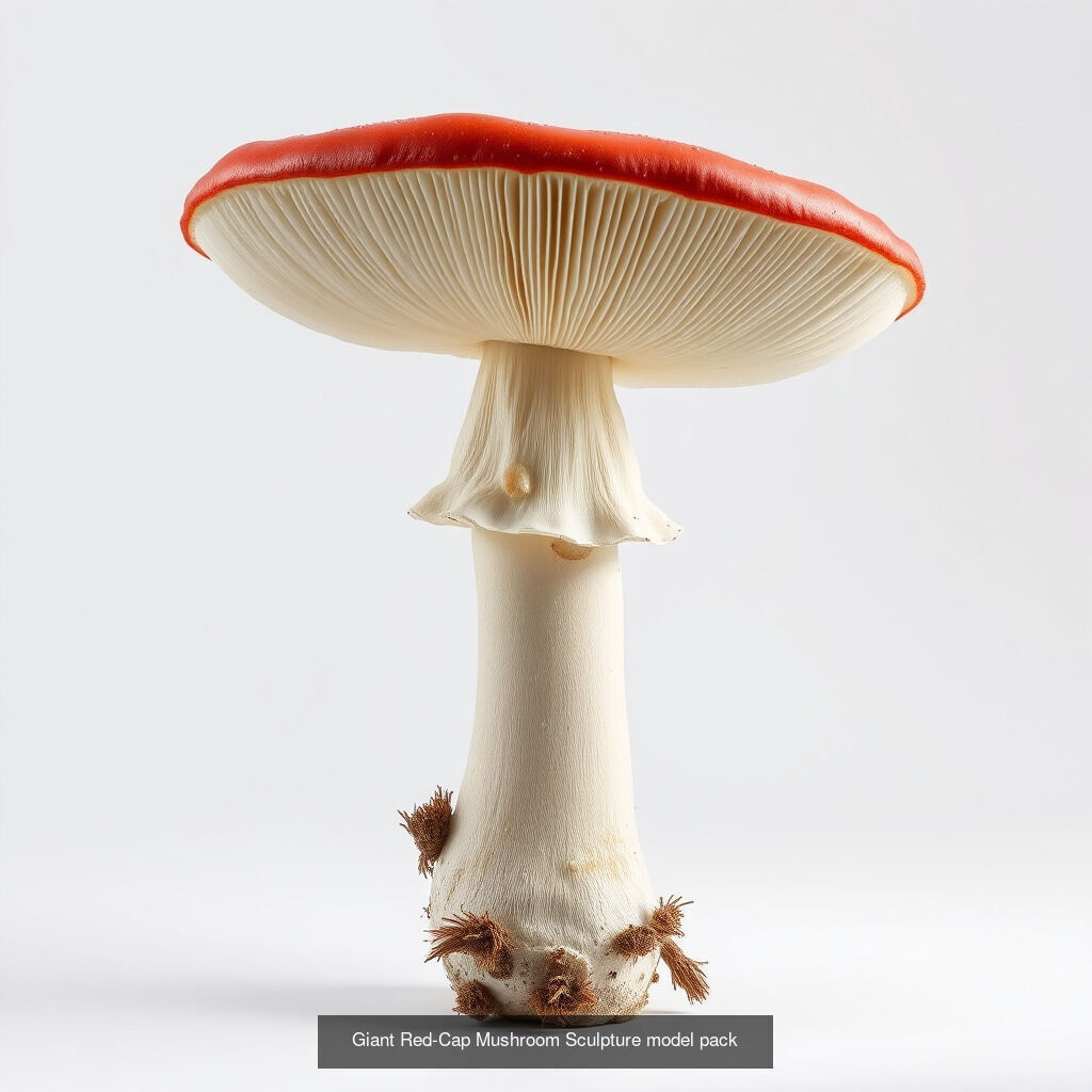 Red-Cap Mushroom 3D Model Collection _15
