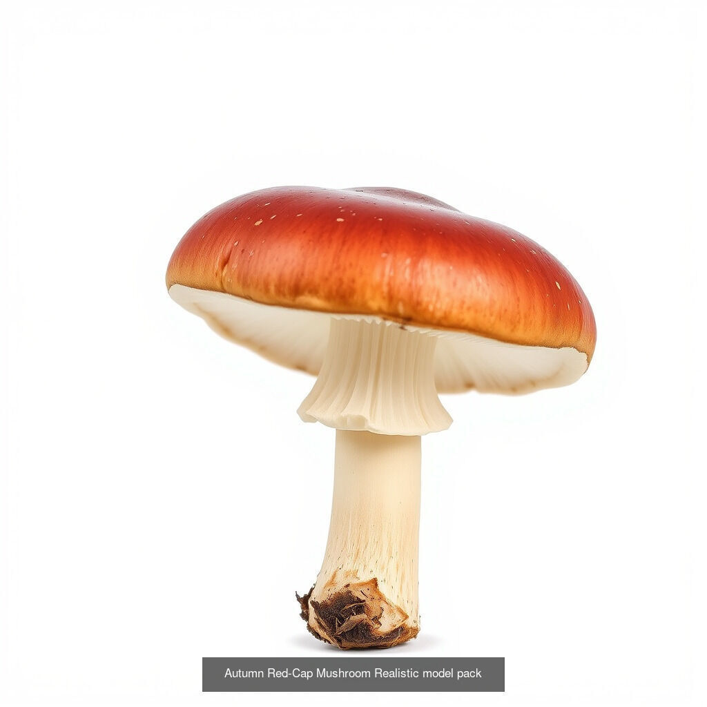 Red-Cap Mushroom 3D Model Collection _13