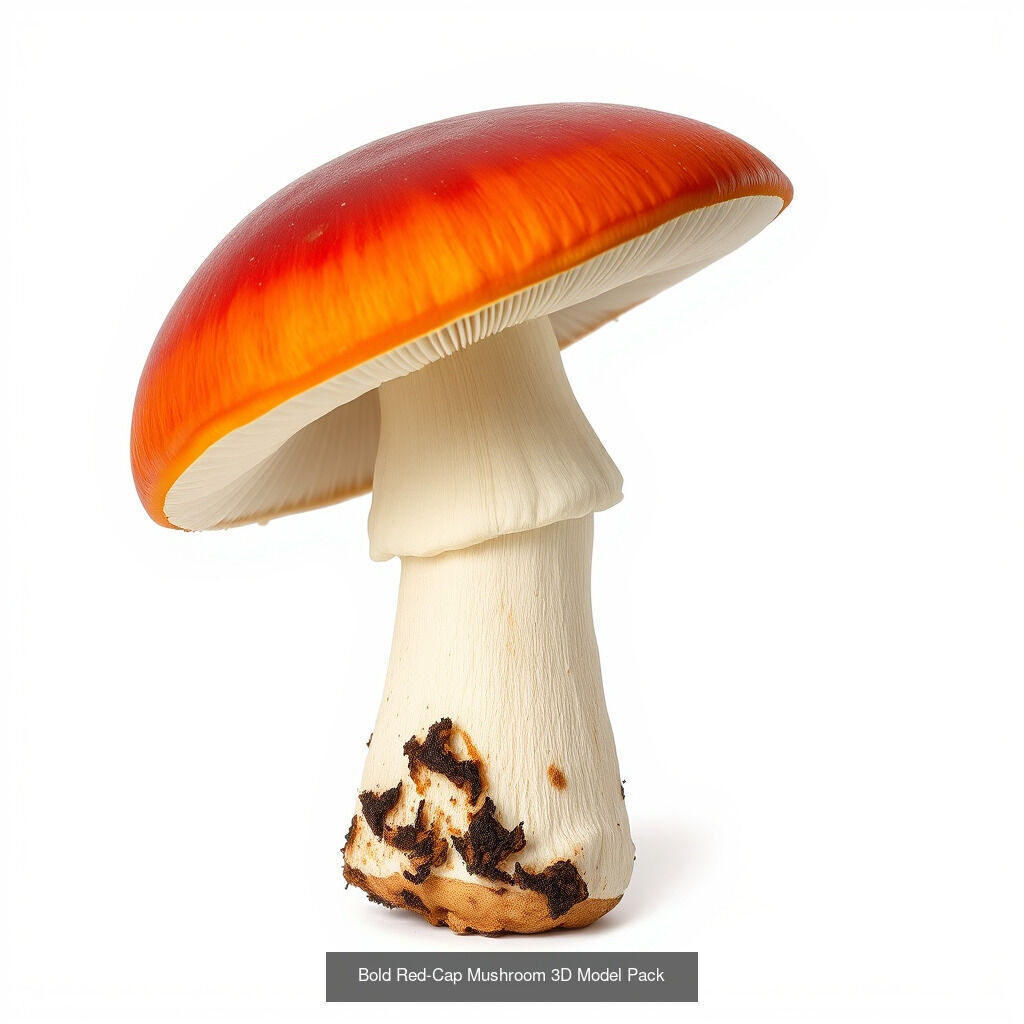 Red-Cap Mushroom 3D Model Collection _19